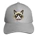 Produktbild Grumpy Cat Classic 100% Cotton Hat Caps Unisex Fashion Baseball Cap Adjustable Hip Hop Hat(6 Colors) asdfghjklqwr336