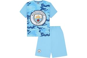 MANCHESTER CITY Ensemble de pyjama court camouflage club de football pour garçons