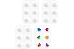 LIERFIS 20 Pièces Palette Peinture,12.5 * 8.5cm Petite Palette Palette Plastique pour Peinture Acrylique, Artistes Enfant Palette Peinture,Blanc