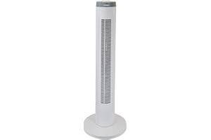 bimar VC77 Ventilatore a Colonna 80 cm con Timer. Ventilatore a Torre 3 Velocità, Inclinazione Regolabile, Oscillazione Automatica Destra e Sinistra, Motore 45W