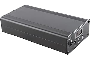 EUJGOOV Sintonizador de Radio, ATU-130 1.8-50MHz 200W Sintonizador de Antena Automático Onda Corta Micro 10-15 VDC Pantalla OLED