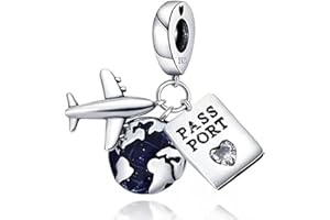 LONGLUCK Zawieszka ze srebra wysokiej próby 925 do bransoletek i naszyjników Pandora, dla kobiet, cyrkonie 5A, wisiorek, biżuteria, koralik