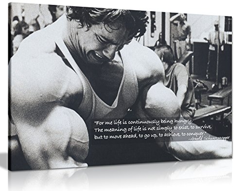 Panther Print Stampa su tela Arnold Schwarzenegger, immagine grande, 76 x 50 cm