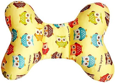 Sweet Layette Baby Head and Neck Support Pillow (Yellow) by Sweet Layette