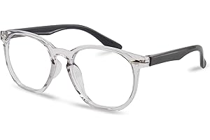Fogcays Lunettes anti-lumière bleue pour enfants – Lunettes anti-maux de tête et anti-fatigue oculaire – Lunettes légères anti-reflets pour télévision et anti-reflets avec filtre de lumière bleue
