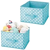 PRÁCTICO CONJUNTO: Este juego de 2 cajas para guardar ropa duplica la capacidad de almacenaje en el dormitorio de los niños. En los organizadores de armarios se puede guardar ropa y también juguetes.