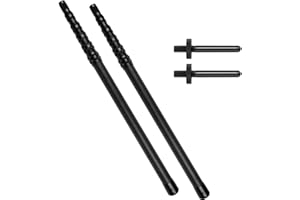 DOBEN Carbon Fibre Tent Pole,Telescopic Pole for Tents Tarp - 5 Joints Fully Adjustable Camping Poles for Tarpaulin Awning Canopy Tent Pole, Set of 2