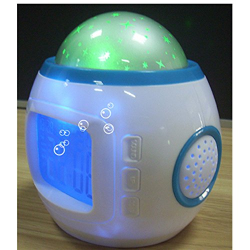 OFT Nachtlicht Sternenhimmel Projektion Kinderwecker LED-Leuchtwecker - 5