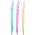 CHEM-AB ENTEREPIRSE Eyebrow Razors Precision Sharpness for Trimming and Shaping Eyebrows Women Face Razor (Pack Of 3)