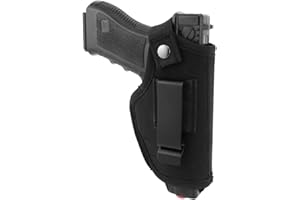 WINBST Étui Ceinture Pistolet Caché Étui de Transport dissimulé Étui de Transport dissimulé Portez-Le à l'intérieur ou à l'extérieur de la Ceinture pour Tirer à Droite et à Gauche