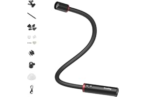 SmallRig RM 03 Macro Photography LED Light, Adjustable Beam Angle, 5 Colors CRI 95 TLCI 92, Macro Arm Light for Camera with Cold Shoe Adapter, Clamp, Diffuser, Barndoor, IP54 Waterproof - 5480