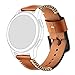 Price comparison product image Fits Samsung Gear S3,Diadia Fashion Sports Replacement 22mm Leather Replacement Watch Wrist Strap Band Fit Samsung Galaxy watch 46mm (Brown)