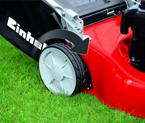 Einhell Benzin Rasenmäher GC-PM 46/1 S B&S (1,65 kW, 125 cm³, 46 cm Schnittbreite, 50 l Fangsack, 9-fache Schnitthöhenverstellung 30-80 mm) - 6