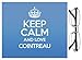 Produktbild Brillentuch, Blau, mit Aufschrift: „Keep Calm and Love Cointreau“ Farbe 2338