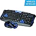 Produktbild Gaming Tastatur-Maus Set Wireless Kabellos 2.4Ghz