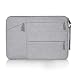 Produktbild StMandy Polyester-Gewebeüberzug Laptop-Handtasche Aktentasche kompatibel mit 13-13,3 Zoll MacBook Air, MacBook Pro, Ultrabook Netbook (Dark Gray)