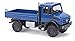 Produktbild Busch 51002 - MB Unimog U 5023 / Pritsche CMD, Fahrzeug, blau