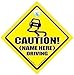 Personalised Car Sign, Caution (Add Your Name) Driving Car Sign, PERSONALISED Car Sign, Personalisable BAD DRIVER Car Sign, Custom Car Sign; We'll Add Whatever Name You'd Like To Create Your Own CAUTION (YOUR NAME) DRIVING CAR SIGN, Baby on Board, Bumper Sticker, Decal, Simply order and we'll contact you for the name to add by email, Custom Baby on Board Sign, Personalised Bumper Sticker Style Sign
