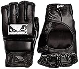 Bad Boy Men's Pro Series 2.0 Gel MMA Gloves - Black, Small/Medium