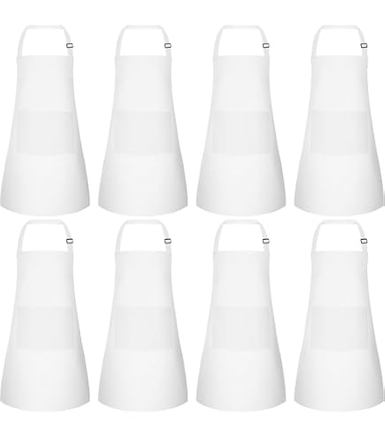 Lote De 20 Delantales + Gorros Para Niños - Tela Non Woven, Colores Surtidos, Para Fiestas Y Colegios
