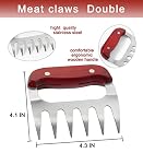 POLIGO 9-teiliges Grill-Grill-Zubehör für den Grill Grill-Set – Spatel, Fleischklauen, Würze Flaschen – Bild 3