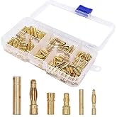 20 Paires De Connecteurs RC Banana 4 Mm - Mâle/Femelle - Ton Or Métal - Marque Uxcell - Neuf