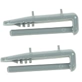 Rear rail cover, clip (2 pieces) for Beko brand dishwasher