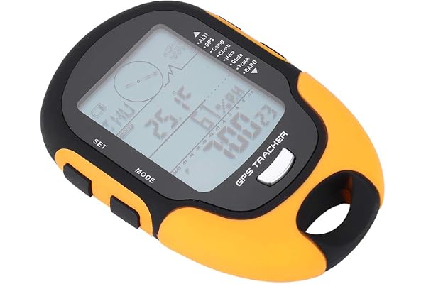 Baromètre Altimètre Numérique, Baromètre de Boussole d'alpinisme Extérieur Multifonctionnel Récepteur de Navigation GPS Baromètre Altimètre Numérique Portable Rechargeable par USB