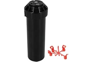 GNCGARDEN Rain S050 S verstellbarer Turbinensprinkler für eine effiziente und präzise Bewässerung | Sprinkler 1/2 Zoll Eingang + Düsen | Pop-up-Sprinkler zur Bewässerung