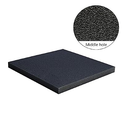 AUOKER Mousse filtrante biochimique pour Aquarium, Aquarium Biochemical Filtre Coton Mousse Fish Tank éponge, Bactérie nitrifiante - 50 * 50 * 2cm