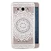 Produktbild Samsung Galaxy J7(2016) Hülle, Pridot Lebhaft Farbe Schutzhülle Weich Flexibel TPU Schutz Abdeckung Klassisch Mandala Muster Bumper für Samsung Galaxy J7(2016) Schlank Silikon Case Cover Weiß