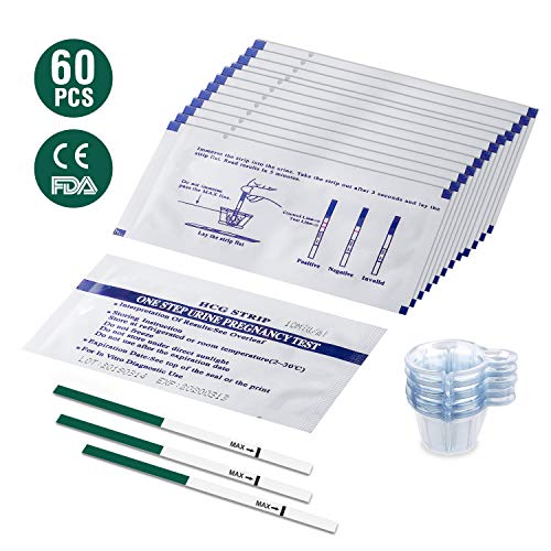 60 x 25mIU/ml Tests Précoces de Grossesse en Bandelettes PT600