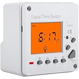 Elektronischer Timer Zeitschalter, Digitaler Timer Elektrische Programmierbare Intelligente Steuerschalter Timer mit Hintergr