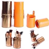 JaneDream 1PC Hot New PU Leather Make Up Brush Holder Carrying Case Make-up Tool