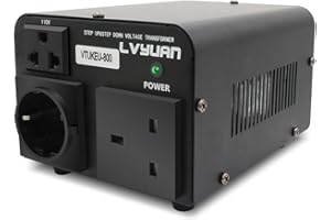 Cantonape Convertidor de Voltaje 800VA, Transformador 110V/220V 800W