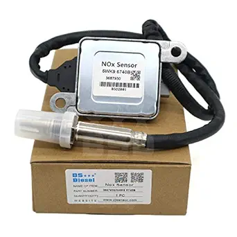 3687930/4326870 Nitrogen Oxide Sensor NOx Sensor 5WK9 6740B 12V fit 2013-2018 Cummins 11.9L 15L ISX15