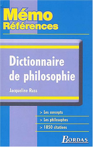 couverture de : Dictionnaire de Philosophie