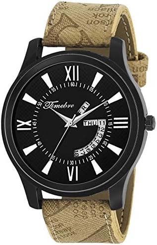 Timebre Men Husky Day &amp; Date Analog Watch
