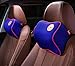 Produktbild Büromöbel Auto Speicher Baumwolle Kopfstütze Lordosenstütze Set Autoinnenausstattung Taille Hals, blau