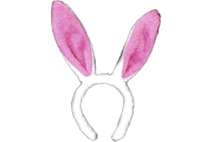 Lovelegis Bandeau Oreilles de Lapin - déguisement - Adultes - Femme - Homme - Enfants - Rose - Carnaval - Halloween - Anniversaire - fête - Anniversaire - idée Cadeau pour Noël et Anniversaire