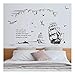 Produktbild QTZJYLW Kreative Wanddekoration Segeln Seagull Clouds Muster Wandaufkleber Room Decor Boden Wandaufkleber (60 × 90 Cm)