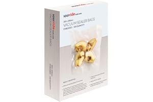 SOUS VIDE TOOLS SousVideTools [SVT-06005] Bolsas para selladora al vacío, 100 unidades (300 x 400 mm) diseñadas para cocción al vacío y para conservación, sin BPA, soportan congelación y uso en el microondas