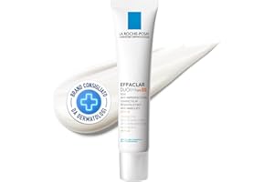 LA ROCHE-POSAY La Roche Posay Effaclar Duo (+) SPF30, Trattamento Correttivo Purificante con Protezione Anti-UV, Per Pelli Grasse o a Tendenza Acneica, Riduce Segni e Imperfezioni, Con Niacinamide e Procerad, 40 ml