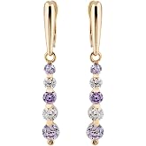 YAZILIND Rhinestone Drop Dangle Earrings – Hypoallergenic Elegant Dress Jewelry For Women, Gift Idea - View #8