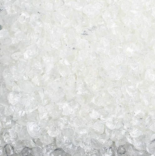 Glas-Steine / Glas-Granulat (4-10 mm), 1 kg, natur-klar
