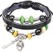Produktbild SaySure - Gladiator helmet Knight sword bracelet leather bracelet