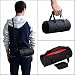 Produktbild Meijunter Tragbar Hand Hülle Tasche Beutel tragen Case Cover Bag Box Pouch Rucksack Umhängetasche für JBL Pulse 2 JBL Charge 3 Logitech UE Megaboom Bluetooth Lautsprecher/Makeup Purse Phone Black