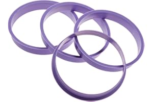 RKC CRK 4 anelli di centraggio, 74,1 x 72,6 mm, lilla, per cerchioni, Made in Germany