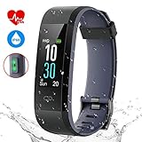 【14 Trainingsmodi】 Es unterstützt 14 Trainingsmodi wie Laufen, Laufen, Radfahren, Wandern, Fitness, Laufband, Basketball, Tennis, Klettern, Badminton, Spinning, Yoga, Fußball, Tanzen (Achtung: nur 3 Modi sind im Armband vorinstalliert. Andere Sportmodi müssen in der App hinzugefügt werden).