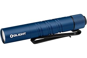 OLIGHT I3T 2 EOS Mini Lampe de Poche EDC à LED 300 Lumens Portée 80m Étanche IPX11 Pile AAA avec Interrupteur arrière pour Le Camping, La Chasse, L'outdoor et Les Urgences